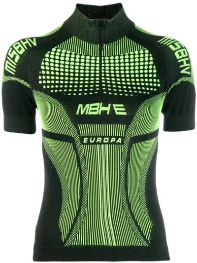 Misbhv Active Future Knitted Top In Green