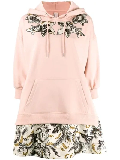 Antonio Marras Flared Trim Hoodie In Neutrals