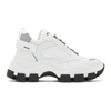 Prada Pegasus Chunky Sole Trainers In White