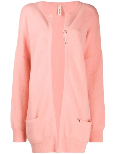 Extreme Cashmere Nº47 Oversized Cardigan In Pink