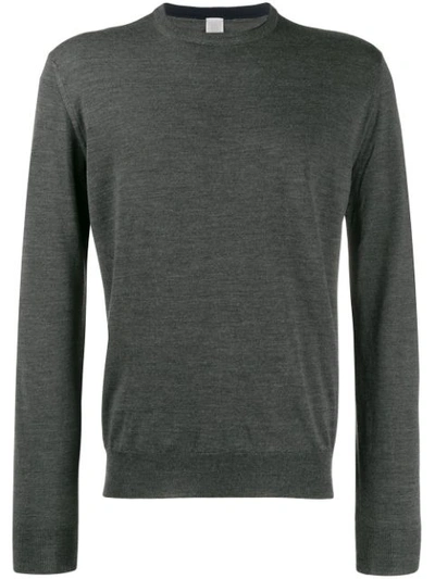 Eleventy Long Sleeve Jumper In Grey