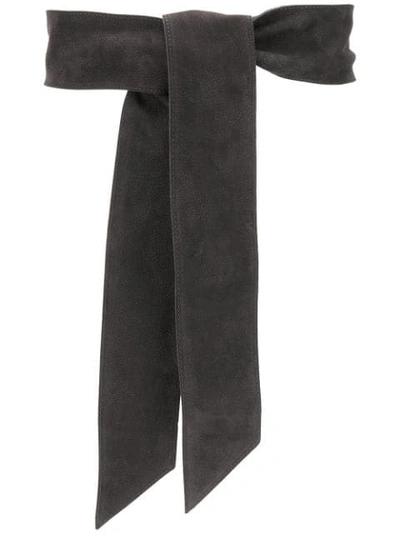 Orciani Tie-fastening Belt In Black