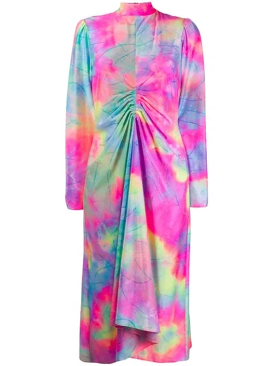 Sies Marjan Licra Sporty Printed Dress In Pink