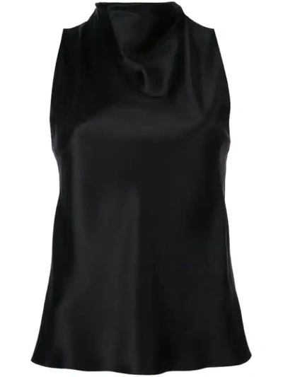 Cushnie Cowl Neck Top In Black