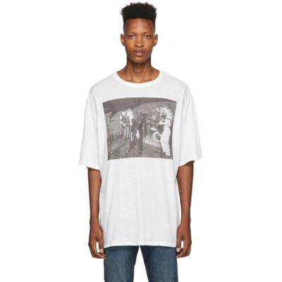 R13 Photographic Print T-shirt In White