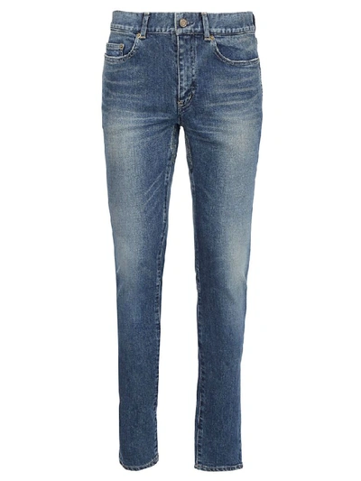 Saint Laurent Jeans In Sandy Blue