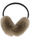 Yves Salomon Rex Earwarmers In Black