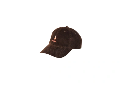 Pre-owned Palace  Ralph Lauren Corduroy Classic Polo Cap Mohican Brown
