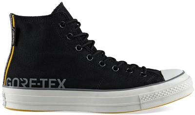 Pre-owned Converse  Chuck Taylor All-star 70s Hi Gore-tex Carhartt Wip Black In Black/grey-yellow