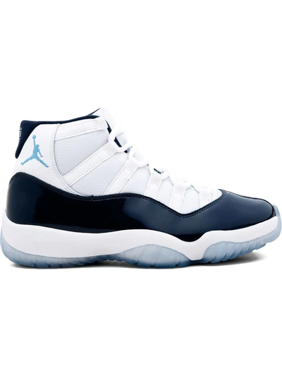 Jordan Air  11 Retro "navy/win Like '82" Sneakers In White