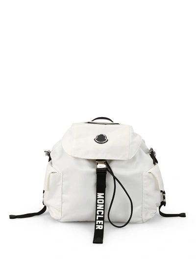 Moncler Dauphine Nylon Backpack In White