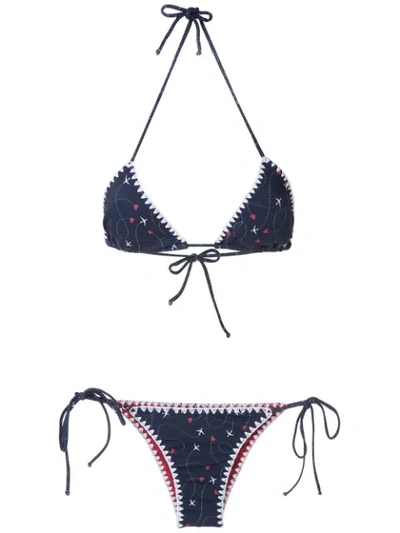 Brigitte Triangel-bikini In Multicolour