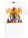 Dsquared2 Graphic Print T-shirt In White