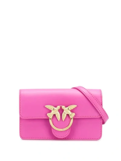 Pinko Baby Love Simply Cross Body Bag In Pink