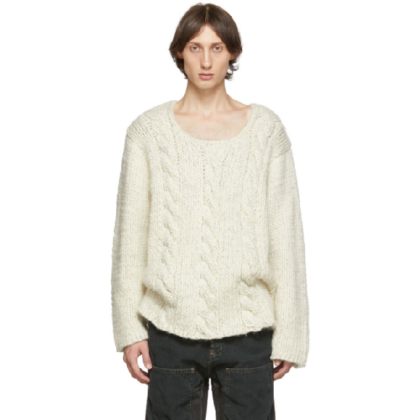 Jacquemus Off-white La Maille Berger Sweater In 19651120 Ec | ModeSens