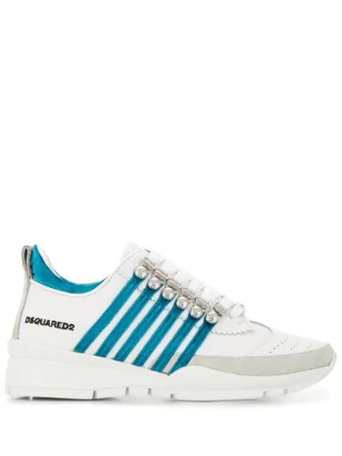 Shop Dsquared2 Sneakers for Women | ModeSens dsquared jeans fake, Dsquared Sneakers 551 aus Mesh, Leder