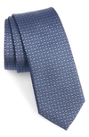 Ferragamo Men's Ischi Silk Watches Tie, Blue In F. Blue Notte