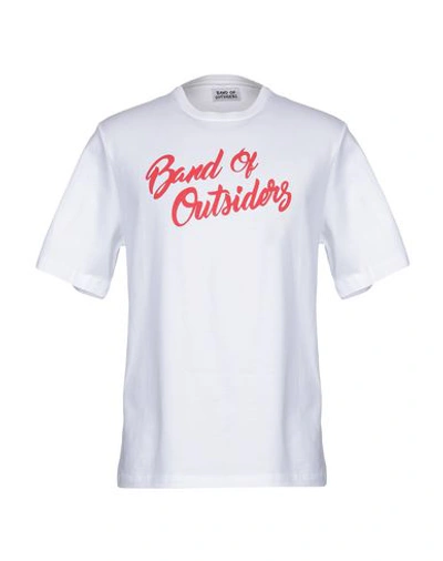 Band Of Outsiders T-shirts In White