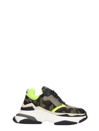 Elena Iachi Sneakers In Camouflage Tech/synthetic