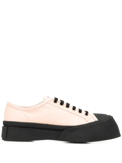 Marni Chunky Low-top Sneakers In Pink