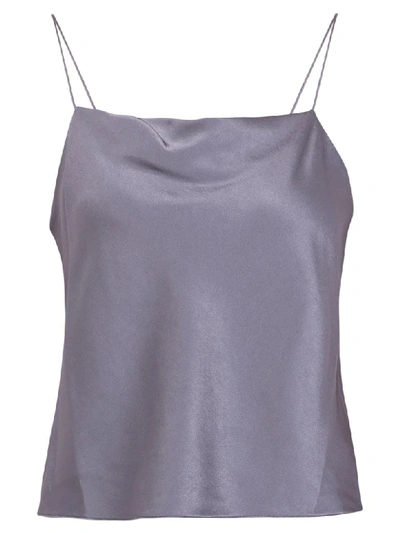 Alice And Olivia Harmon Top In Grey