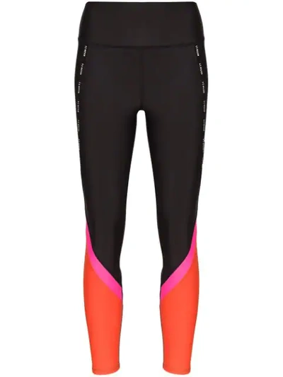 P.e Nation En Garde High-rise Stretch-jersey Leggings In Black