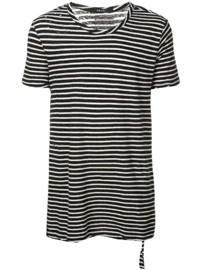 Ksubi Sinister Striped Cotton-jersey T-shirt In Assorted