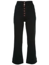 Ulla Johnson High Waisted Trousers In Black