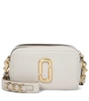 Marc Jacobs The Softshot 21 Leather Crossbody Bag In White