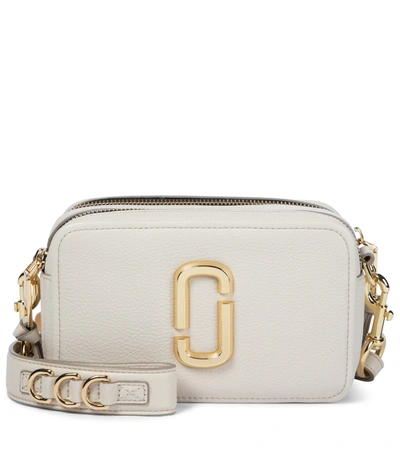 Marc Jacobs The Softshot 21 Leather Crossbody Bag In White