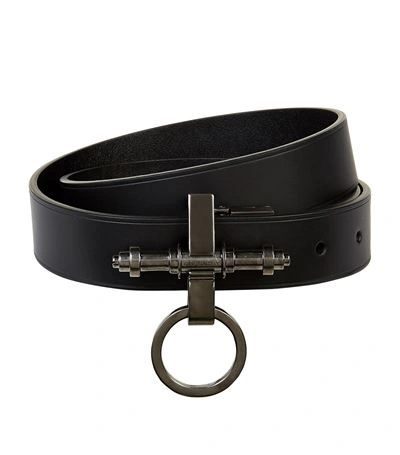 Givenchy Obsedia Buckle Leather Belt In Harrods | ModeSens