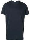 Cenere Gb Short Sleeved Cotton T-shirt In Blue