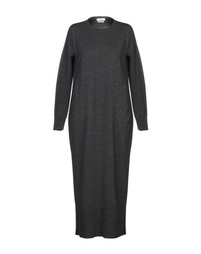 Ballantyne Midi Dress In Steel Grey