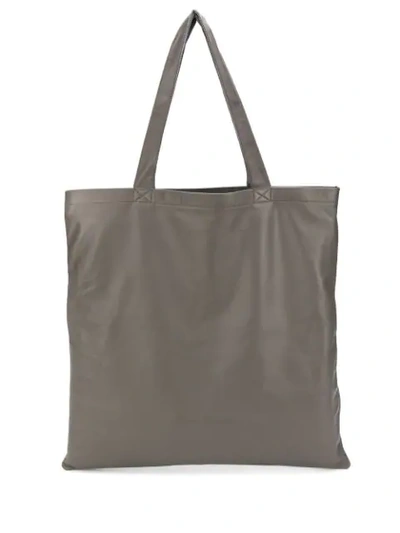 Rick Owens Smooth Texture Tote In 34 Dust