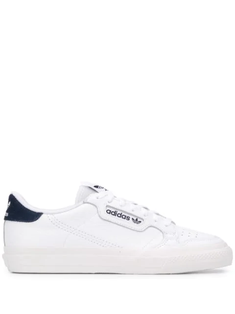 adidas original continental 80 vulc sneakers in off white leather