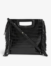 Maje Womens Black Bag-119mcroco 1 Size