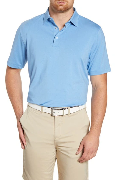 Johnnie-o Birdie Classic Fit Performance Polo In Riptide