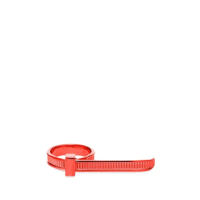 Ambush Zip Tie Ring In Red