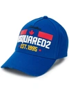 Dsquared2 Embroidered Logo Baseball Cap In Blue