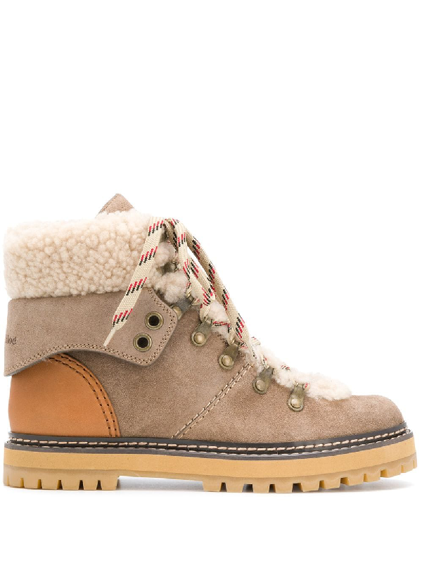 chloe hiking boots