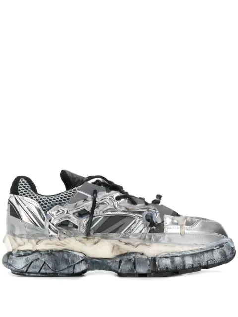 maison margiela fusion leather and mesh