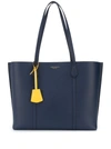 Tory Burch Perry Triple-compartment Tote Bag In Royal Navy