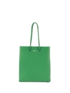 Medea Prima Tall Leather Bag - Green In Deep Green