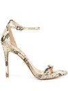 Sam Edelman Ariella Snakeskin Pattern Sandals In Multicolour