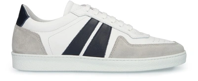 National Standard Sneakers In White Suede And Leather