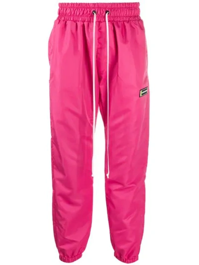 Daniel Patrick Parachute Track Pant Iv Pants In Fuchsia