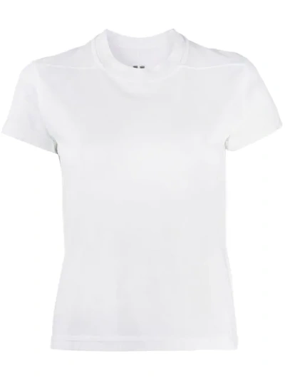 Rick Owens Drkshdw Basic T-shirt In White