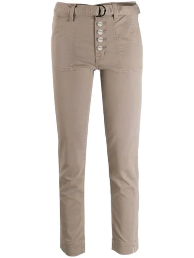 J Brand Button-up Trousers In Neutrals
