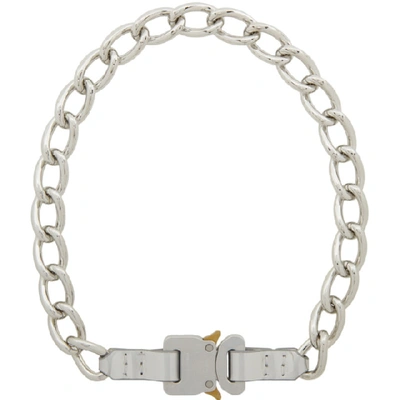 Alyx Industrial Clasp Chain Necklace In Silver