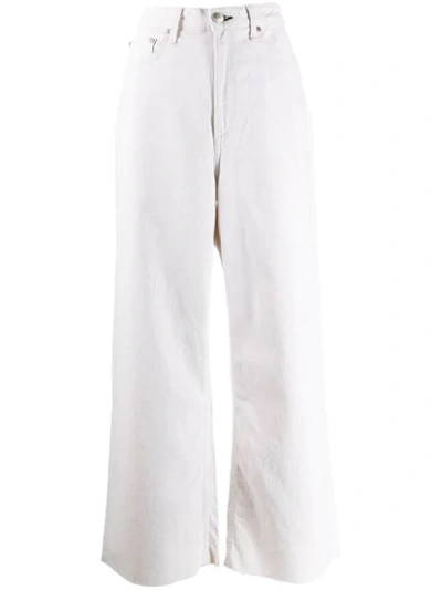 Rag & Bone Wide Leg Jeans In Chantry 102